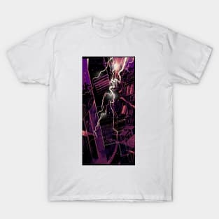 The Tower (Cyberpunk Tarot) T-Shirt